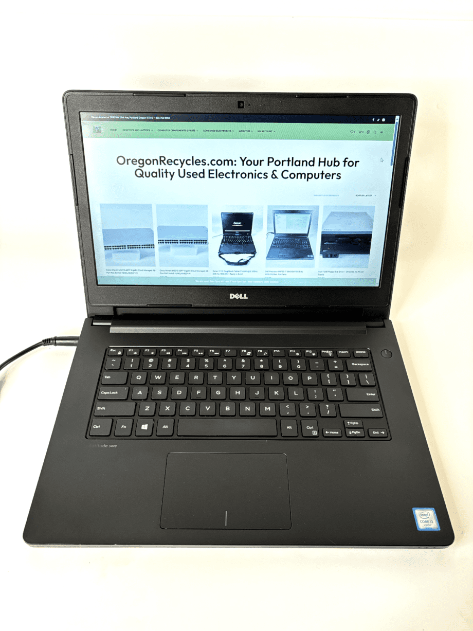 Dell Latitude 3470 i3 6100U@2.60GHz 16GB 256GB SSD Windows 10 Pro - (no battery)