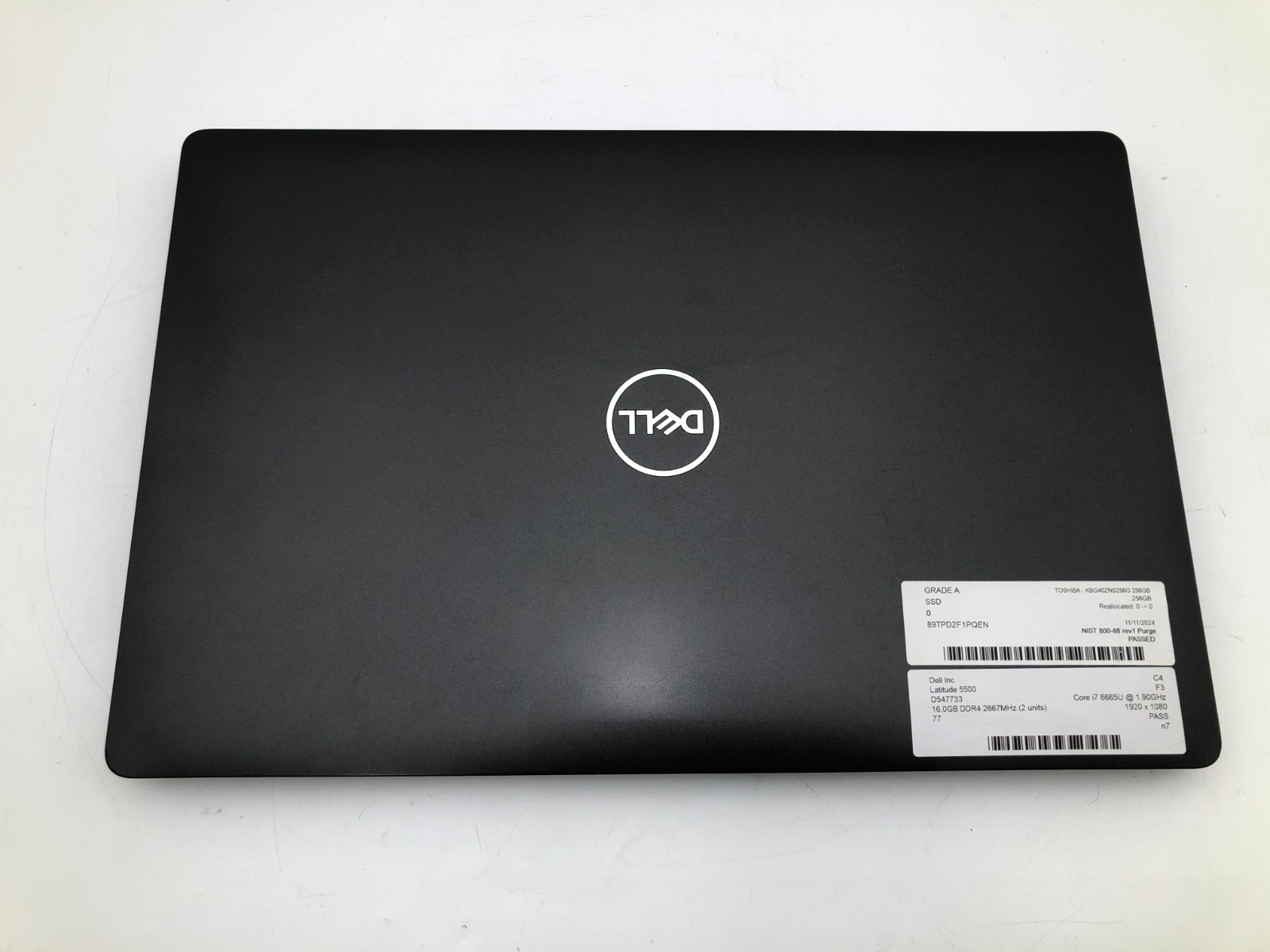 Dell Latitude 5500 i7-8665U 16GB 256GB NVMe SSD 15.5" FHD Win 11 Pro 8 Dell Latitude 5500 i7-8665U 16GB 256GB NVMe SSD 15.5" FHD Win 11 Pro
