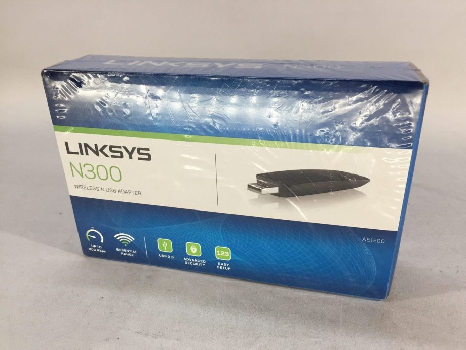 image of Linksys Wireless N USB Adapter Model N300 New 354810864665