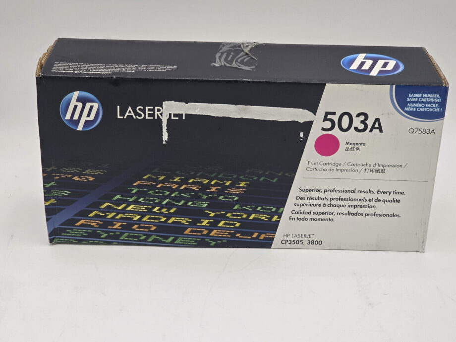 Original OEM HP 503A Q7583A Toner Cartridge, Magenta Genuine Sealed NEW