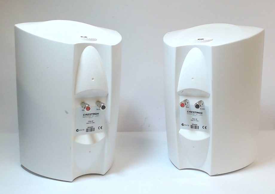 image of Crestron 80 watt speaker pair white FS6 W 375322875075 3