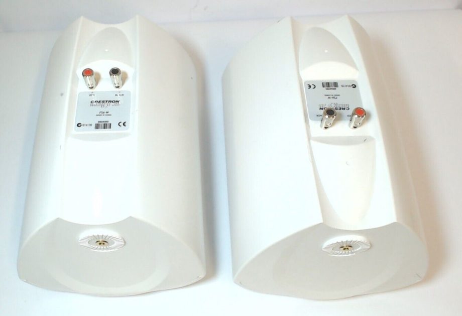 image of Crestron 80 watt speaker pair white FS6 W 375322875075 6