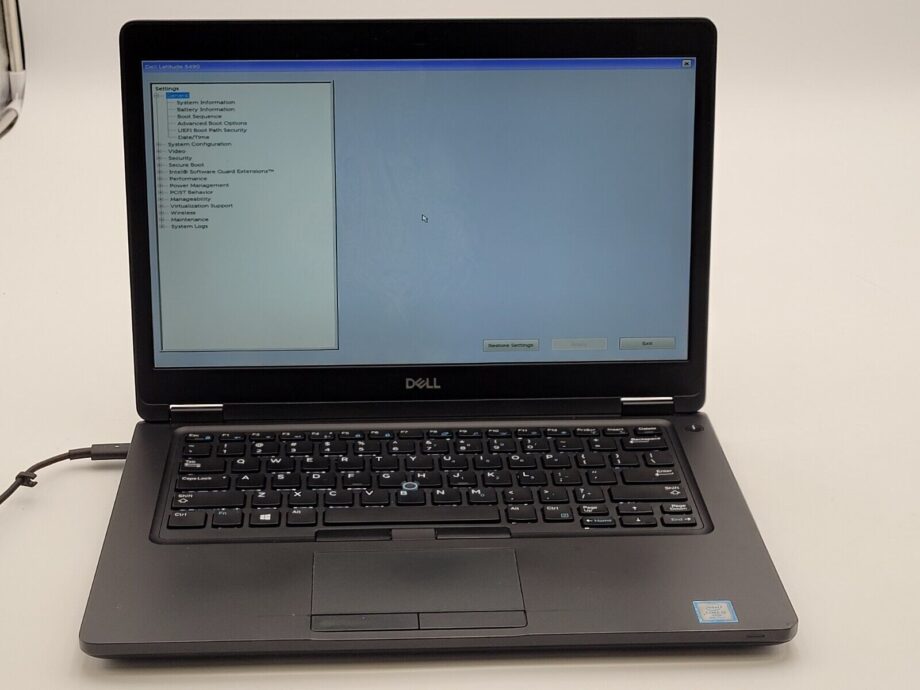 image of Dell Latitude 5490 i5 8350U 16GB 256GB SSD Win 11 Pro No Battery 375910676175