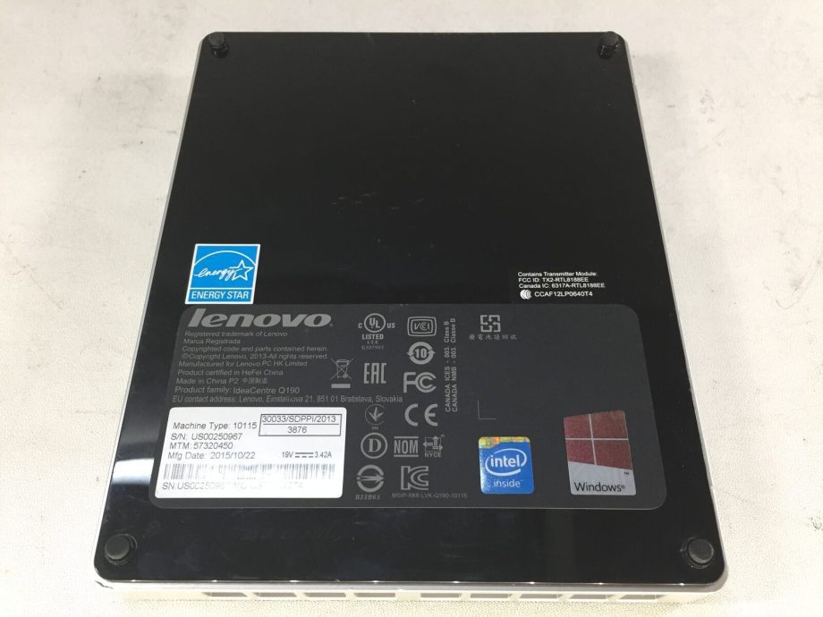 image of Lenovo Ideacentre Q190 Celeron 1017U 160GHz 4GB NO HDDOS Barebones 354804305385 5