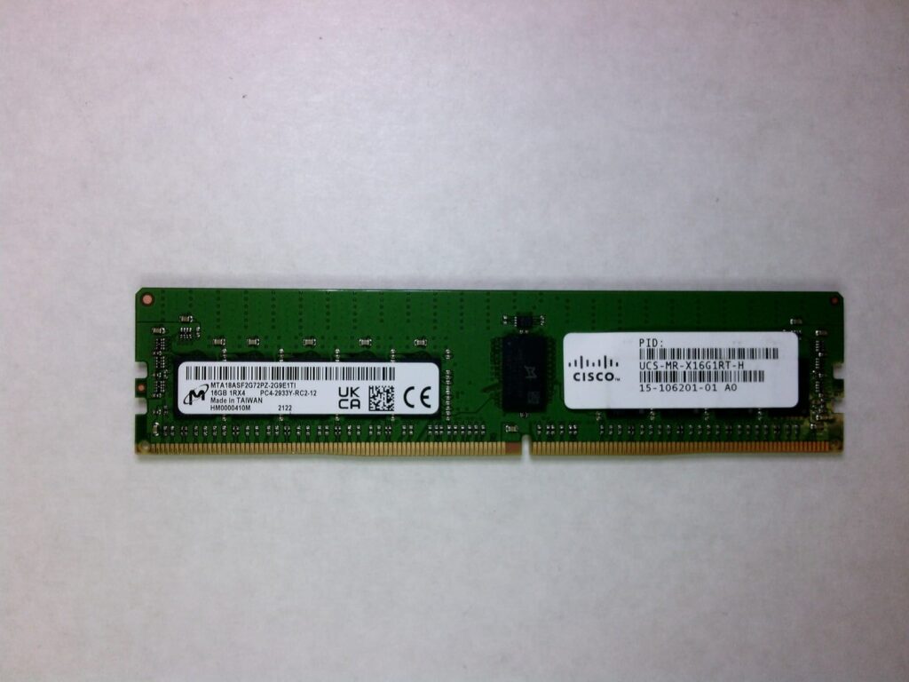 Micron 16GB PC4-23400R DDR4-2933 ECC RDIMM RAM MTA18ASF2G72PZ