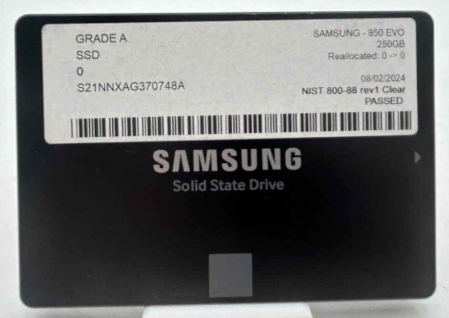 SAMSUNG 850 EVO 250GB 2.5" SSD Solid State Drive SATA III MZ7LN250