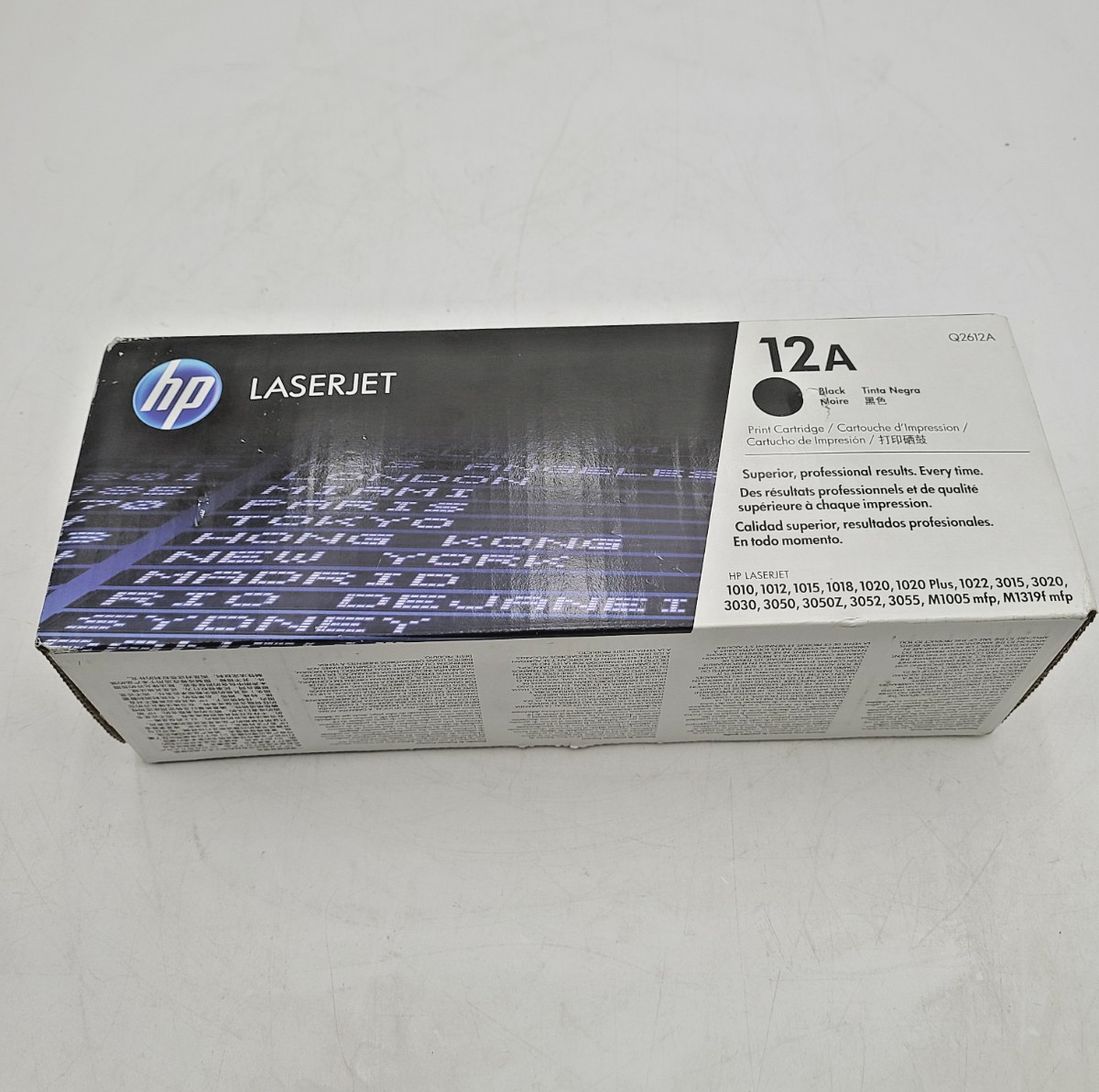 HP Q2612A 12A Genuine OEM Black Toner Cartridge for LaserJet 1012 1020 3055 1 HP Q2612A 12A Genuine OEM Black Toner Cartridge for LaserJet 1012 1020 3055