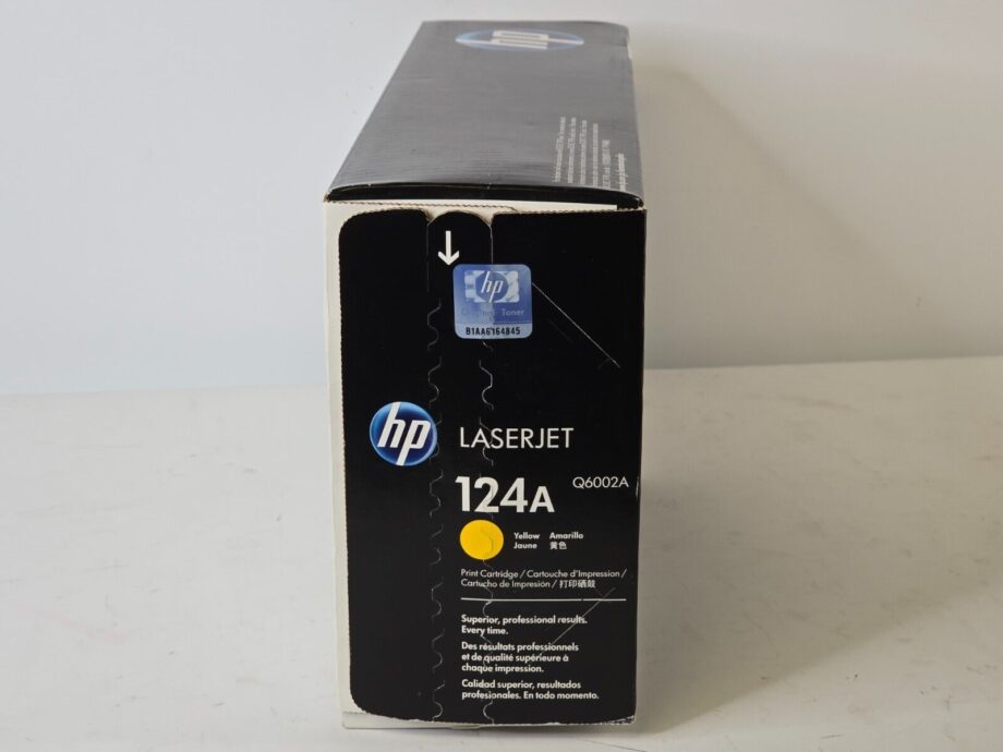 New & Sealed OEM HP LASERJET 124A Q6002A Yellow Toner Cartridge