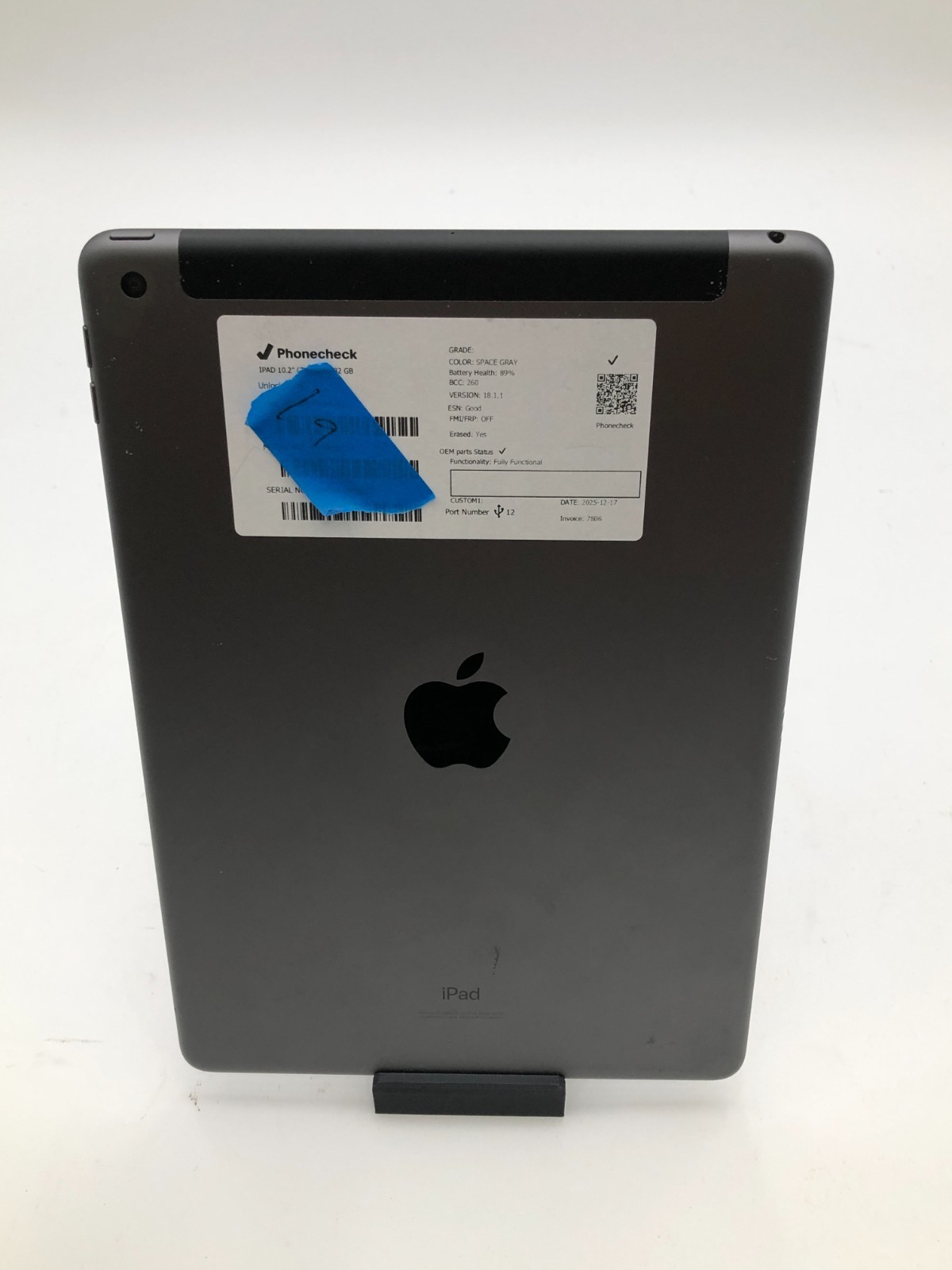 Apple iPad 10.2-inch 32GB Space Gray A2200 (Unlocked) – Battery 89% 5 Apple iPad 10.2-inch 32GB Space Gray A2200 (Unlocked) – Battery 89%