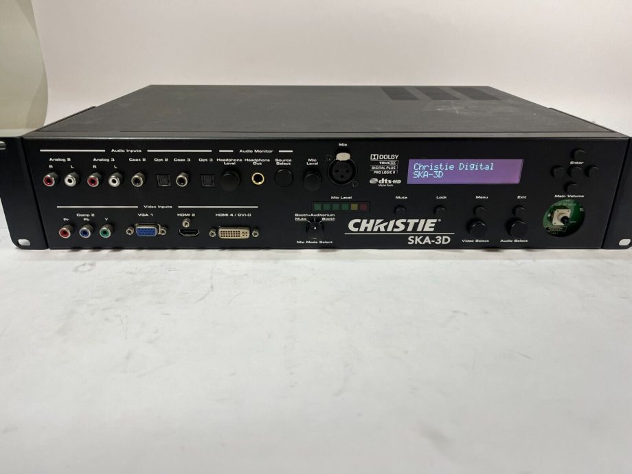 image of Christie SKA 3D Processor used works in working condition MIssing Volume knob 375422290016 2