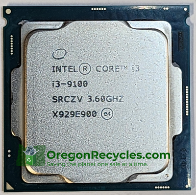 Intel i3-9100 3.6GHz (4.2GHz TURBO) LGA 1151 Processor (SRCZV) 1 Intel i3-9100 3.6GHz (4.2GHz TURBO) LGA 1151 Processor (SRCZV)