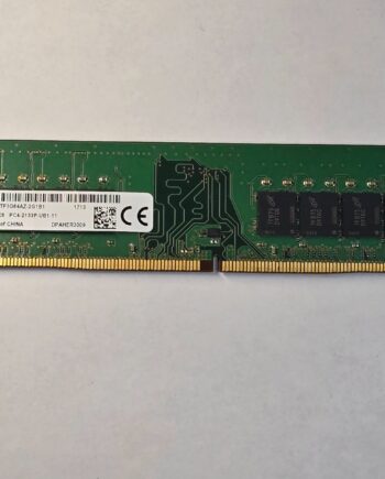 Micron 8GB DDR4‑2133 PC4‑17000 Non‑ECC UDIMM Desktop Memory Module MTA16ATF1G64A