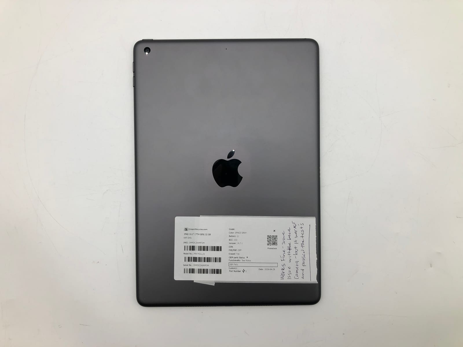 Apple iPad 10.2" (7th Gen) 32GB Space Gray Wifi Only MW742LL/A iOS Smartphone 2 6 Apple iPad 10.2" (7th Gen) 32GB Space Gray Wifi Only MW742LL/A iOS Smartphone 2