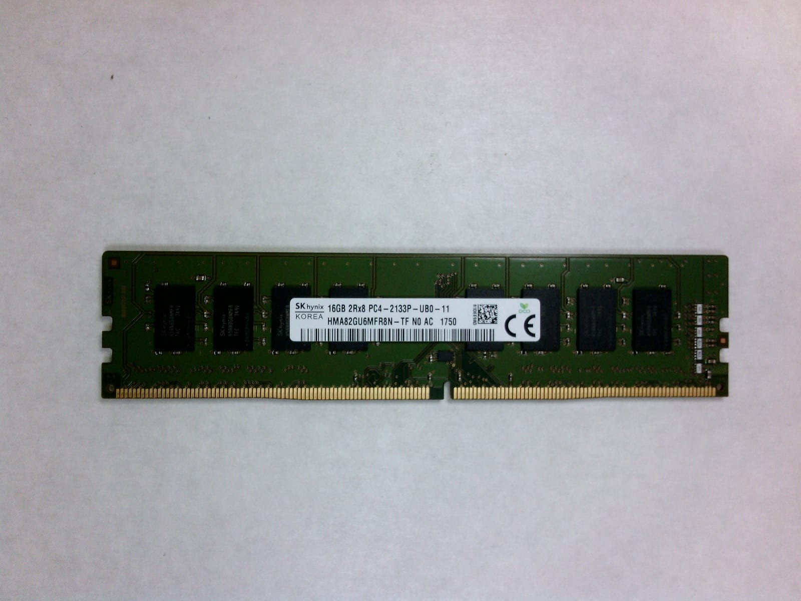 DDR4 2400T UDIMM ECC 16GB PC4-17000 DDR4-2133 2Rx8 Non-ECC UDIMM RAM HMA82GU6MFR 1 DDR4 2400T UDIMM ECC 16GB PC4-17000 DDR4-2133 2Rx8 Non-ECC UDIMM RAM HMA82GU6MFR
