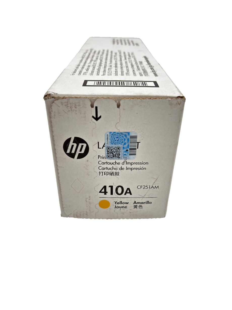 HP 410A CF251AM Yellow LaserJet Toner Cartridge - Genuine OEM (~2,300 Pages)