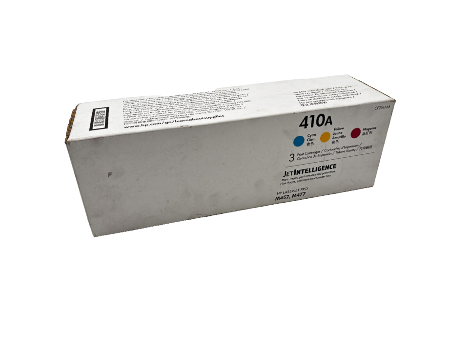 HP 410A CF251AM Yellow LaserJet Toner Cartridge - Genuine OEM (~2,300 Pages)