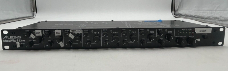 Alesis MultiMix 8 Line Rackmount Line Mixer - Tested - C4F2