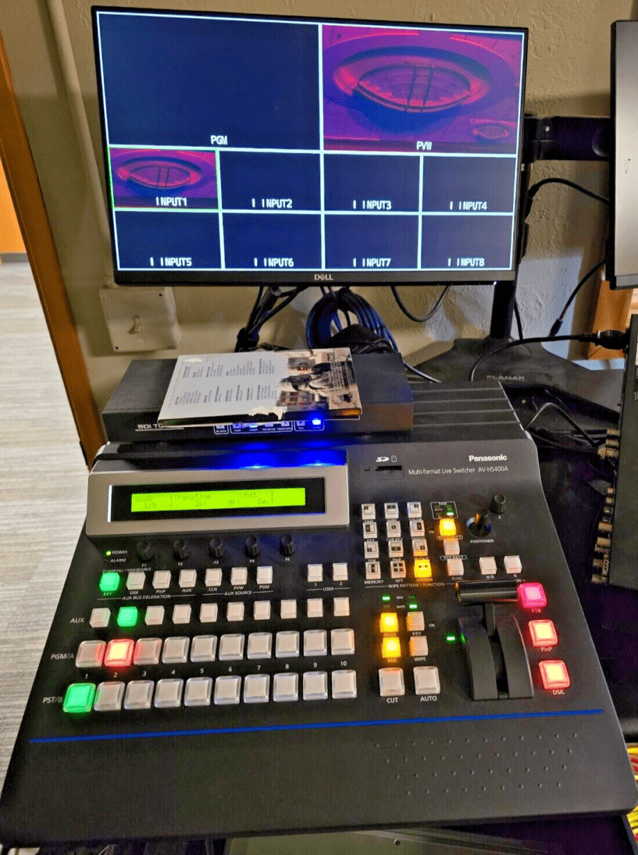 image of Panasonic AV HS400AN Multi Format Live SDHD SDI Switcher TESTED Analog 375655927846 3