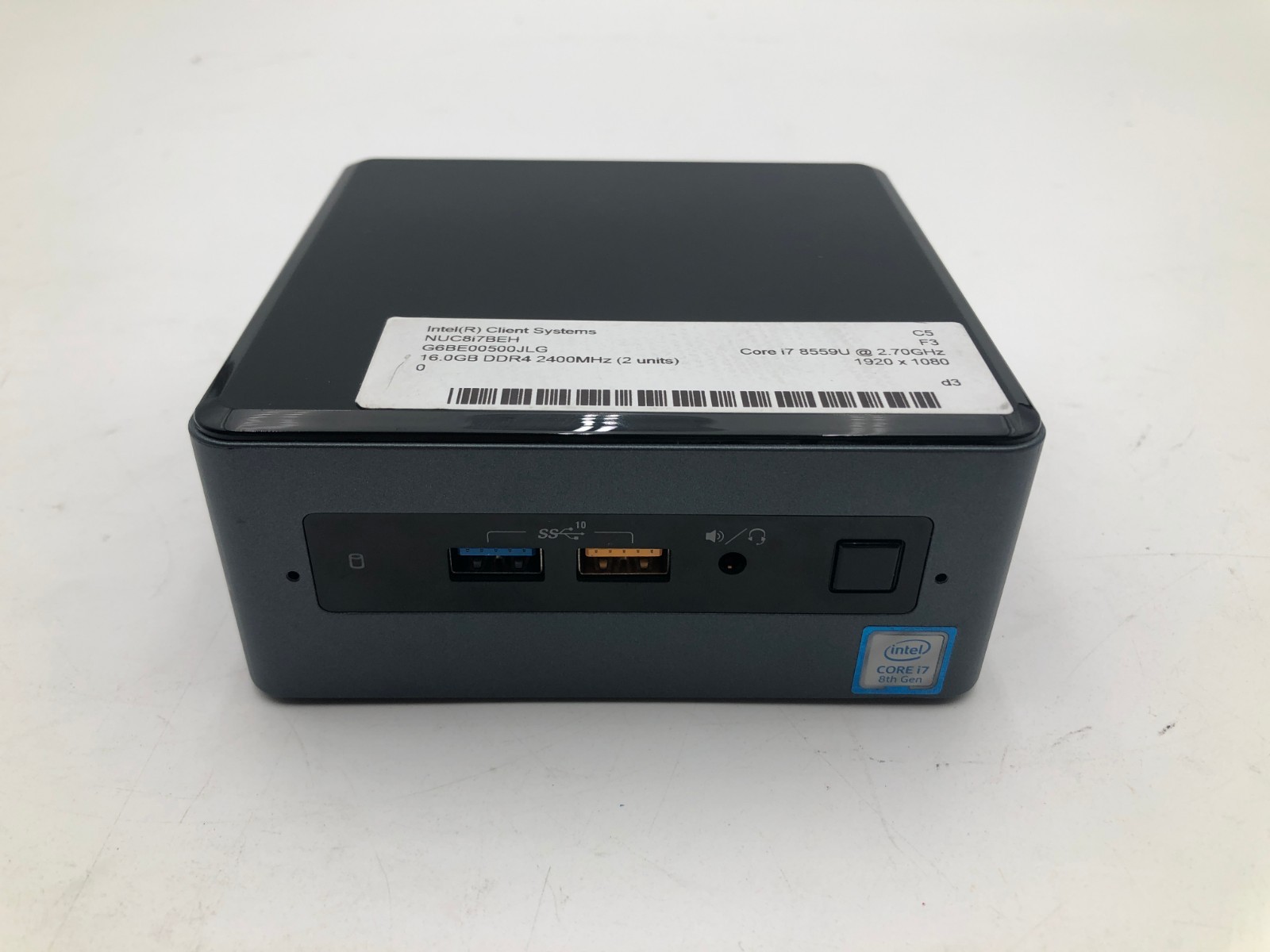 Intel NUC8i7BEH i7-8559U 16GB 256GB SSD Windows 11 Pro Mini PC 4 Intel NUC8i7BEH i7-8559U 16GB 256GB SSD Windows 11 Pro Mini PC
