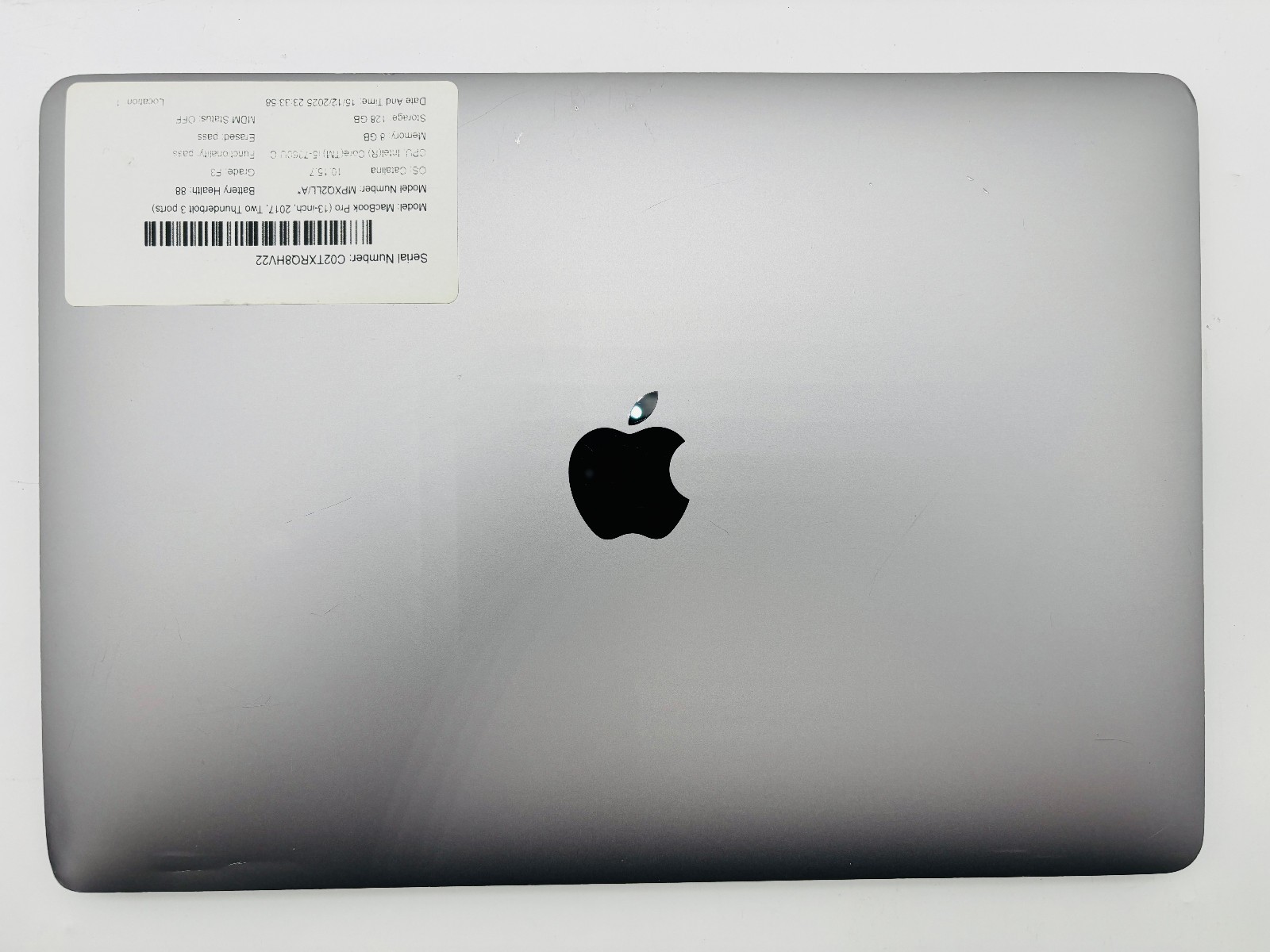 MacBook Pro 13 2017 - i5 7360U- 8GB 128GB SSD macOS Catalina - Space Gray 4 MacBook Pro 13 2017 - i5 7360U- 8GB 128GB SSD macOS Catalina - Space Gray