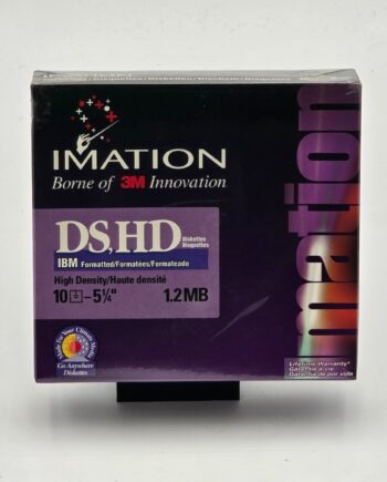 Imation 3M High Density DS HD 10 Pack Diskettes 5 1/4"  5.25  1.2 MB