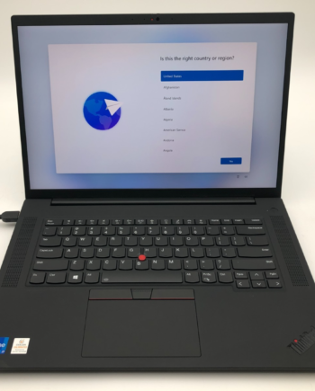 Lenovo ThinkPad P1 Gen 4i i7-11800H 32GB RAM 512GB RTX A2000 NVMe Win 11 Pro