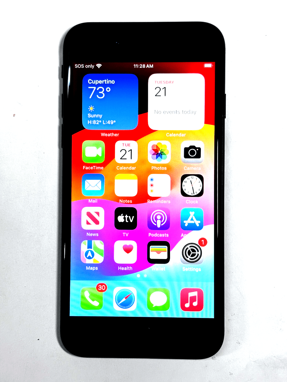 image of Apple iPhone SE 2020 64 GB Black Verizon Used Very Good 355731871586