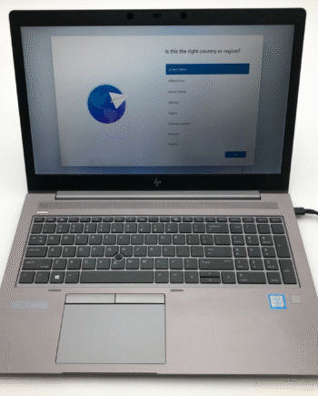 HP ZBook 15u G5 i7-8550U 16GB 512GB SSD 15.5" FHD Win 11 Pro WX3100 - No Battery