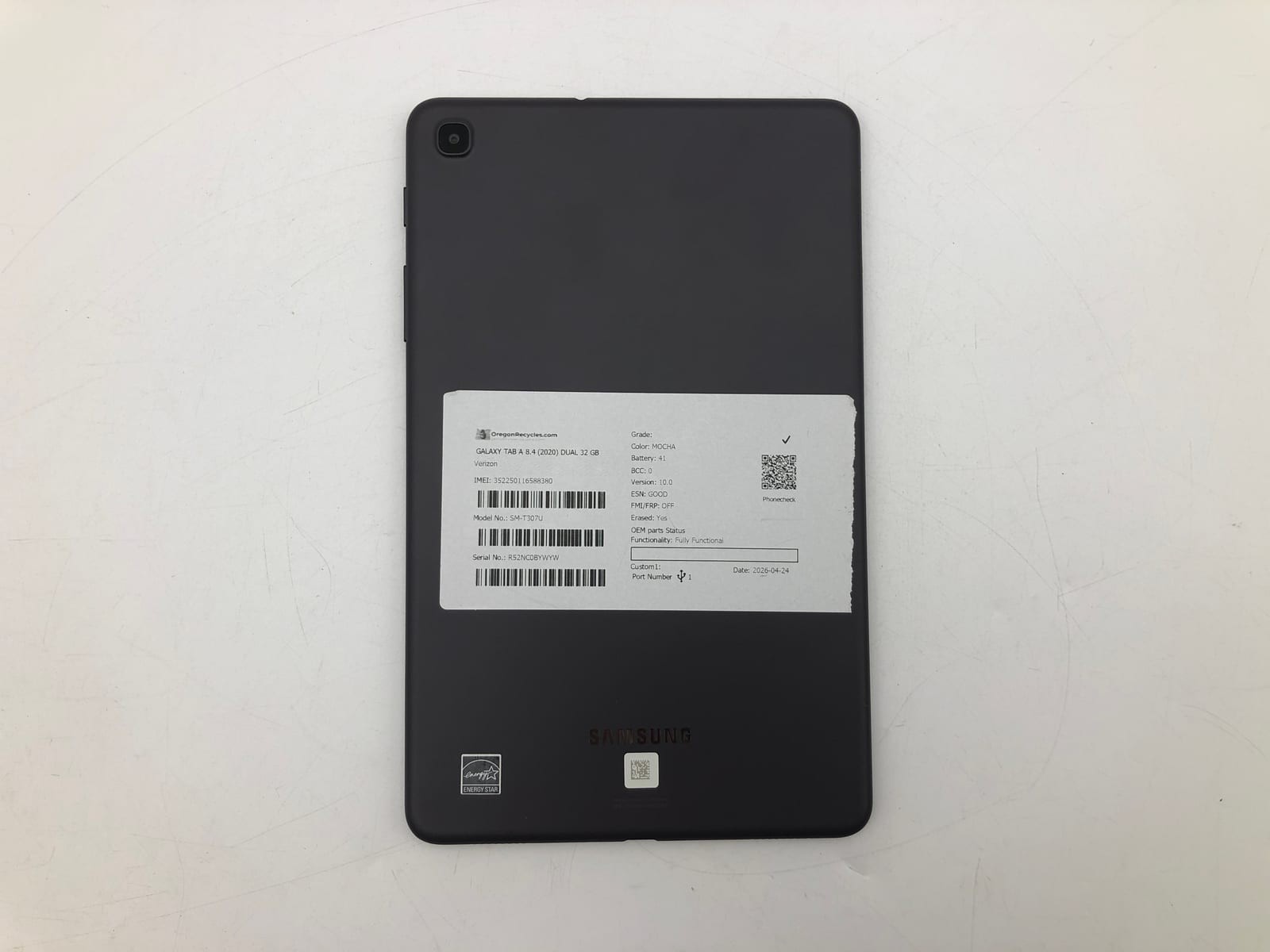 Samsung Galaxy Tab A 8.4 (2020) Dual 32GB Mocha Verizon SM-T307U Android Smartph 5 Samsung Galaxy Tab A 8.4 (2020) Dual 32GB Mocha Verizon SM-T307U Android Smartph