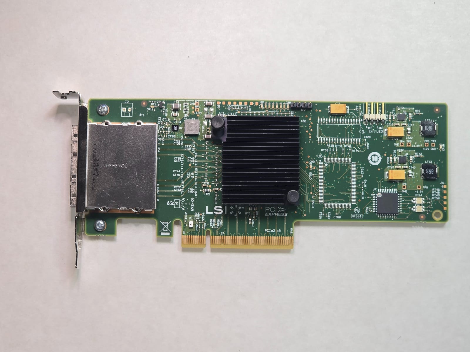 LSI SAS 9200-8e HBA PCIe 2.0 x8 8x SFF-8088 external H3-25260-02G 3 LSI SAS 9200-8e HBA PCIe 2.0 x8 8x SFF-8088 external H3-25260-02G