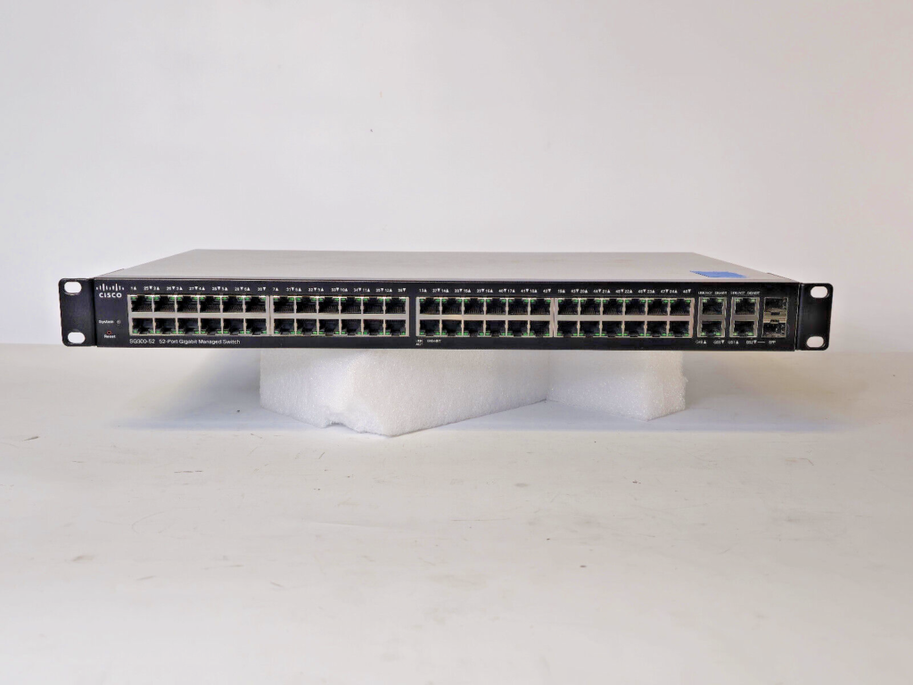 Cisco SG300-52-Port Gigabit Managed Rack Mountable Network Switch ...