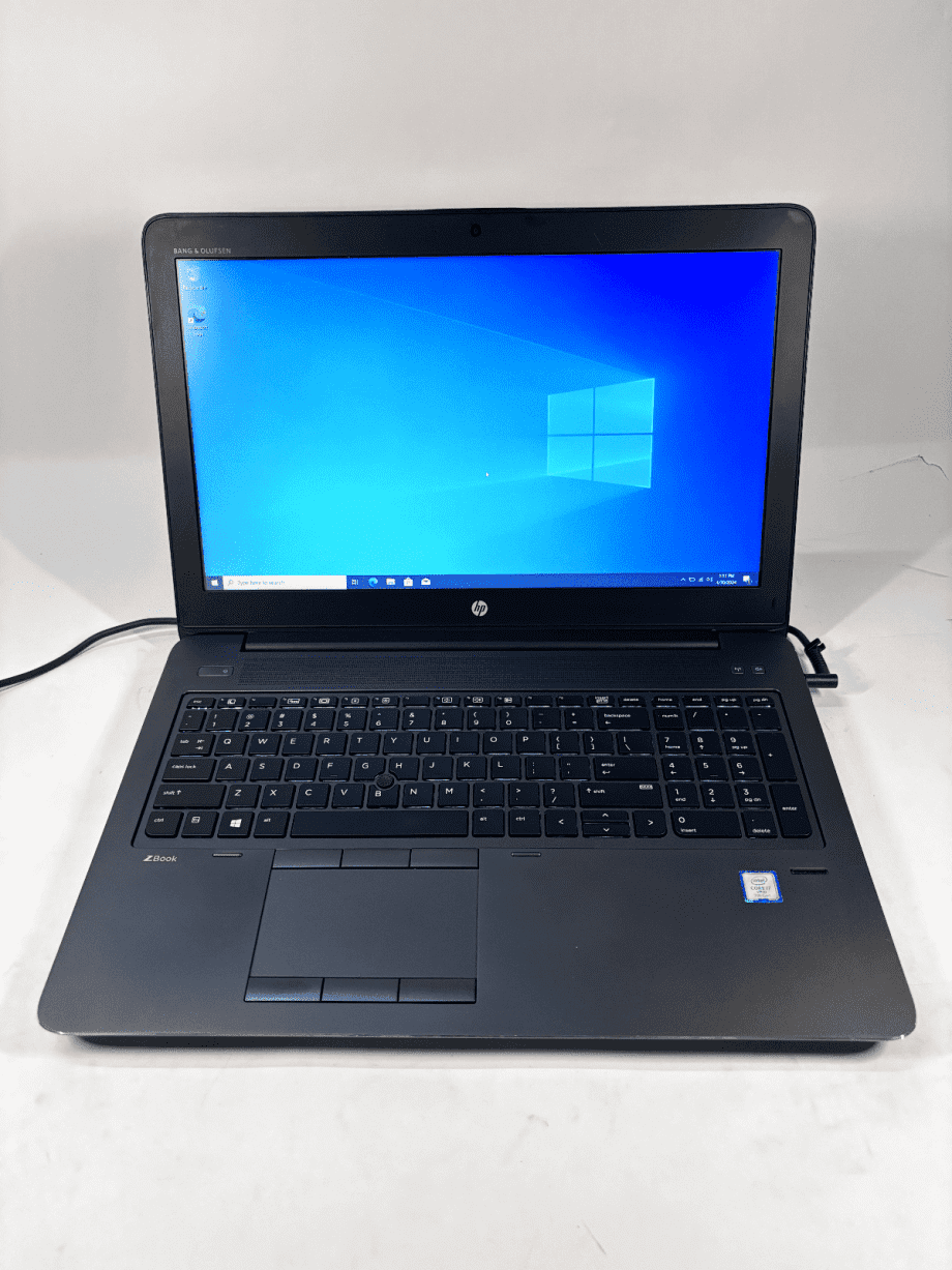 image of HP ZBook 15 G4 i7 7820HQ 16GB 512SSD WIN10P Quadro M2200 no battery Used Good 355678639317