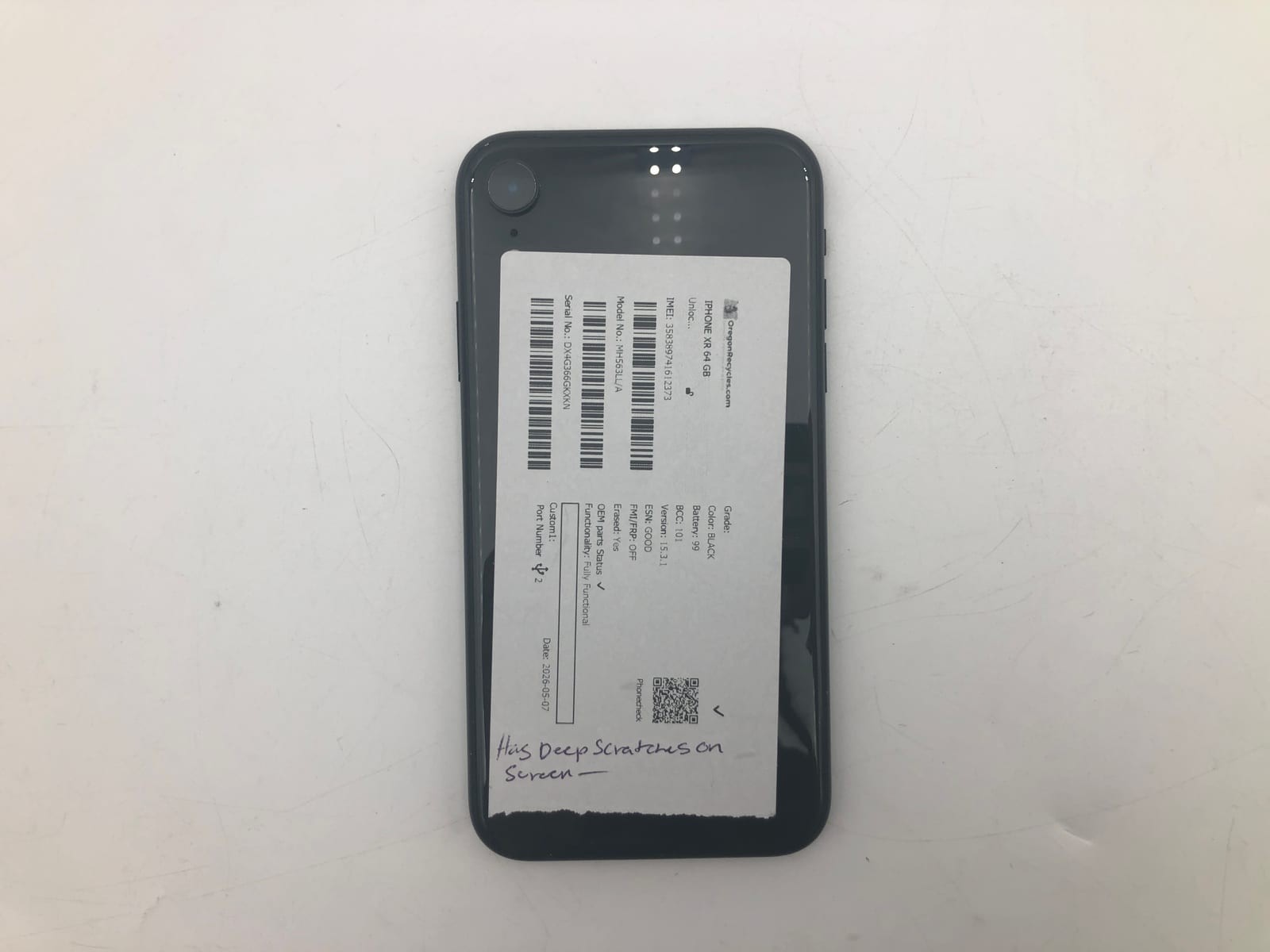 Apple iPhone XR 64GB Black Unlocked MH563LL/A iOS Smartphone Tested 98% Battery 6 Apple iPhone XR 64GB Black Unlocked MH563LL/A iOS Smartphone Tested 98% Battery