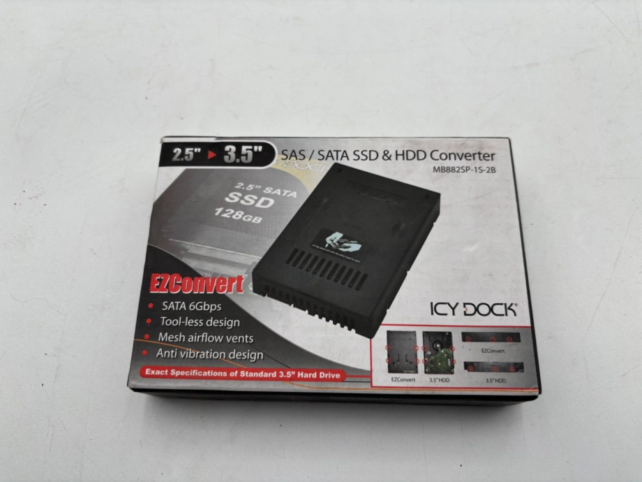 ICY DOCK 2.5" to 3.5" SAS/SATA HDD & SSD Converter/Mount/Kit/Adapter | EZConvert