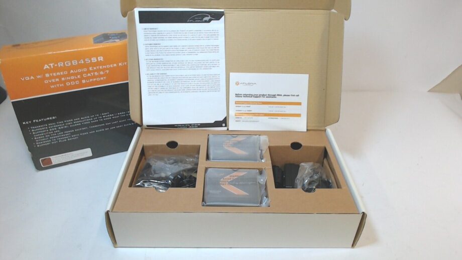 image of ATLONA AT RGB45SR VGA wSTEREO AUDIO EXTENDER KIT OPEN BOX 375365007337 2