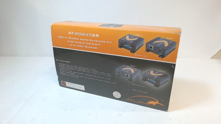 image of ATLONA AT RGB45SR VGA wSTEREO AUDIO EXTENDER KIT OPEN BOX 375365007337