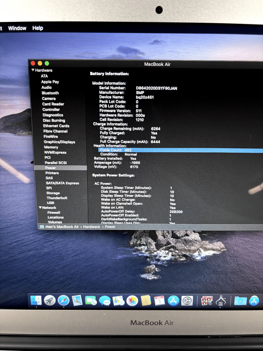 image of MacBook Air 13 Early 2014 i5 4260U 4GB 256GB SSD Catalina Used Good 375406549337 3