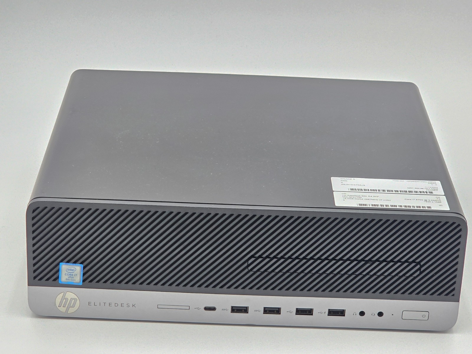 Windowsデスクトップ HP Eletedesk 800 G4SFF i7-8700 256GB Amazon