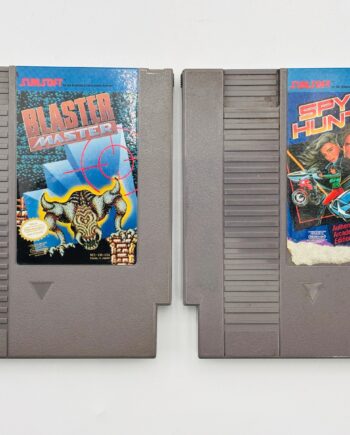 Lot of 2 Vintage NES Cartridges – Blaster Master & Spy Hunter