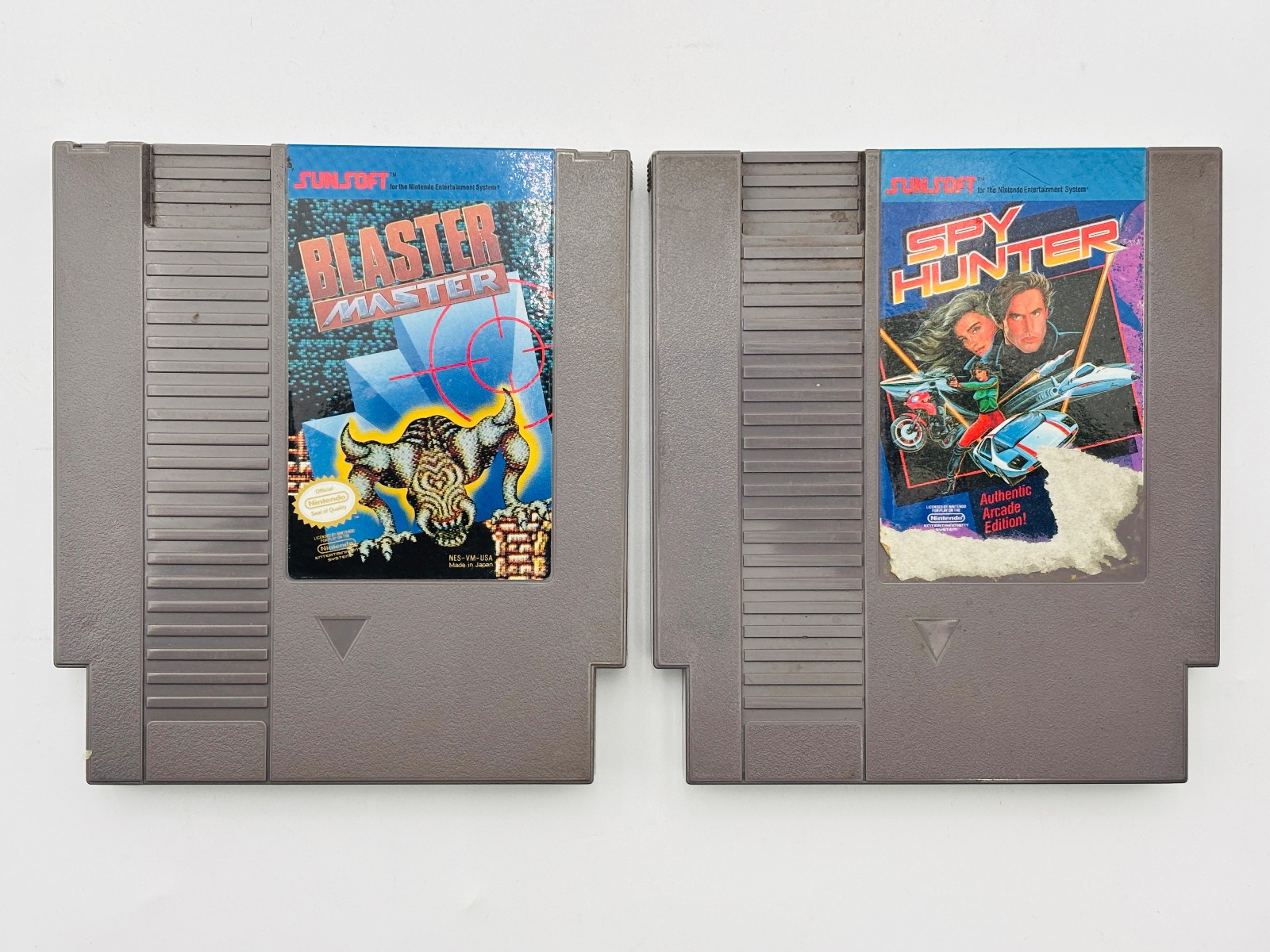 Lot of 2 Vintage NES Cartridges – Blaster Master & Spy Hunter 1 Lot of 2 Vintage NES Cartridges – Blaster Master & Spy Hunter