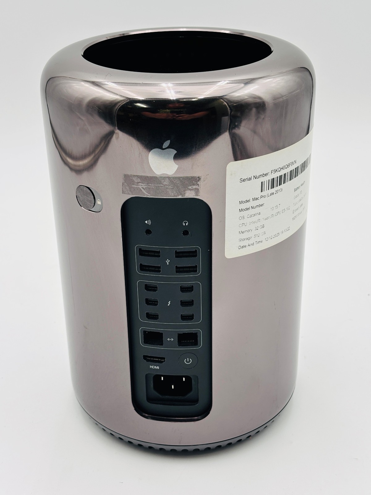 Mac Pro (Late 2013) Xeon E5-1620 v2 3.70GHz 32GB RAM 512GB SSD macOS Catalina 3 Mac Pro (Late 2013) Xeon E5-1620 v2 3.70GHz 32GB RAM 512GB SSD macOS Catalina