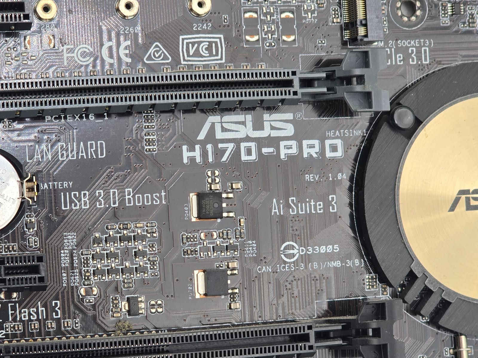 ASUS H170-PRO LGA1151 Motherboard Intel H170 Express DDR4 ATX - Tested 4 ASUS H170-PRO LGA1151 Motherboard Intel H170 Express DDR4 ATX - Tested