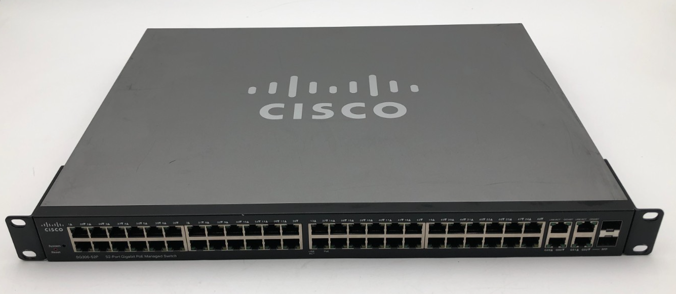 Cisco SG300-52P 52-Port Gigabit Managed Switch w/ PoE 3 Cisco SG300-52P 52-Port Gigabit Managed Switch w/ PoE