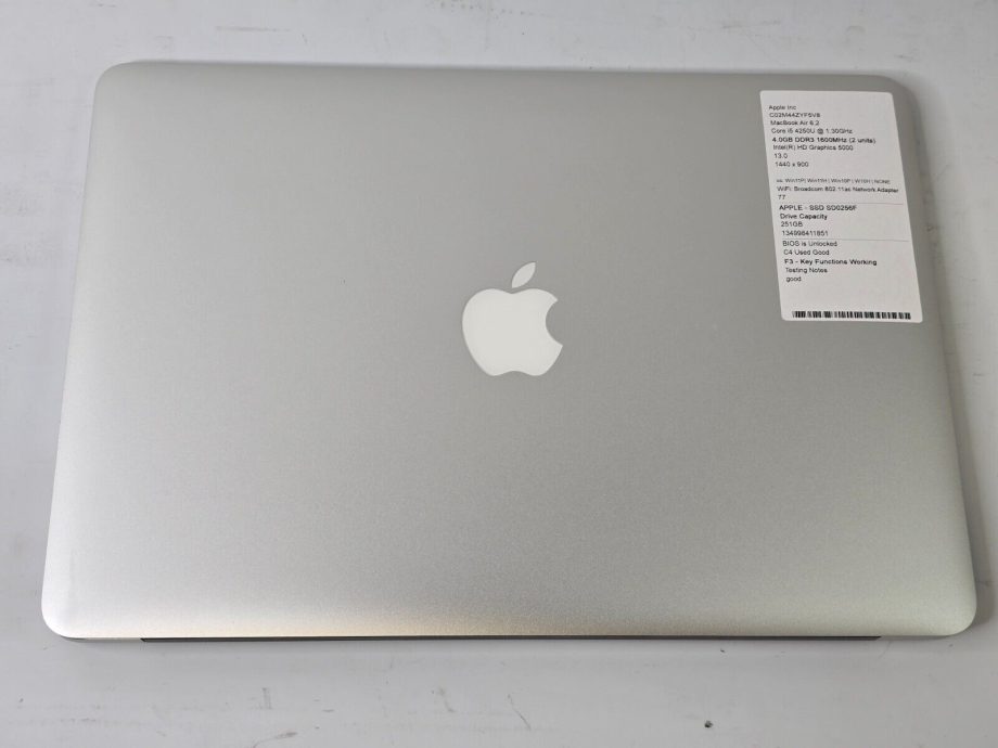 image of Apple MacBook Air 133 Laptop A1466 Core i5 4250U 256GB SSD 4GB RAM OS 1015 375440490367 6
