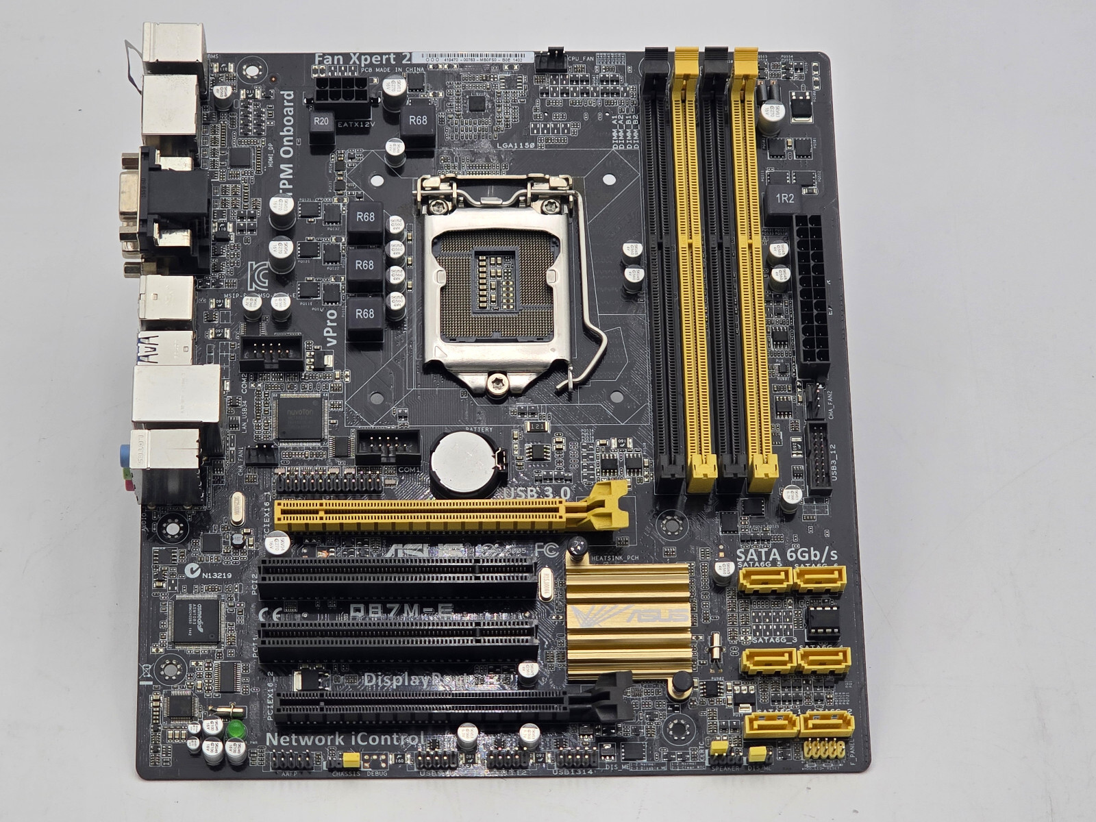 ASUS Q87M-E/CSM/SI Motherboard LGA1150 DDR3 Micro ATX w/ I/O Shield 4th Gen Inte 1 ASUS Q87M-E/CSM/SI Motherboard LGA1150 DDR3 Micro ATX w/ I/O Shield 4th Gen Inte