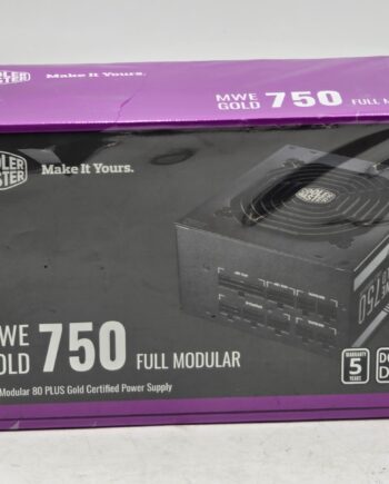 Cooler Master MWE 750W Fully Modular Power Supply 80 Plus Gold Efficiency