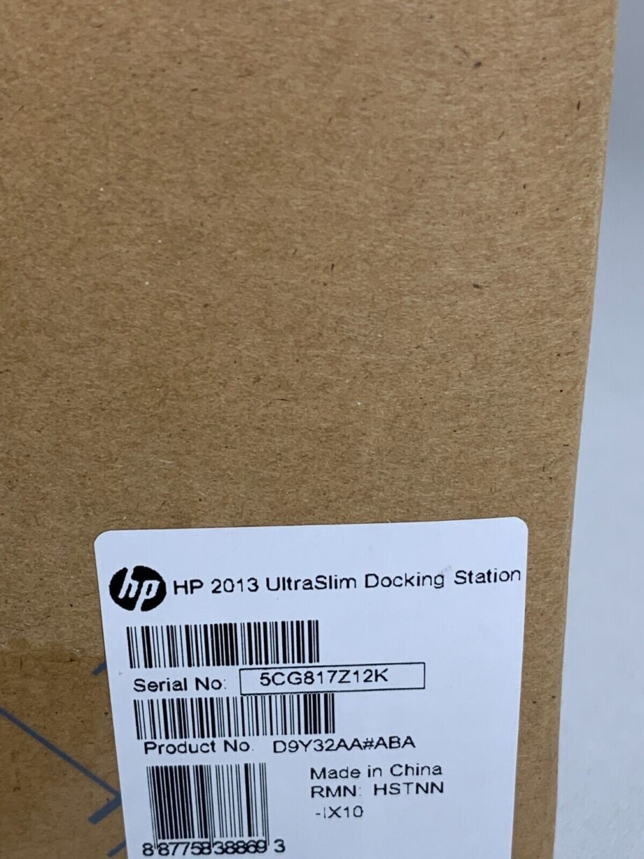 image of HP D9Y32AAABA 2013 UltraSlim Docking Station 374928378277 3