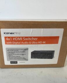 4X1 HDMI SWITCHER WITH DIGITAL AUDIO & ULTRA HD4K