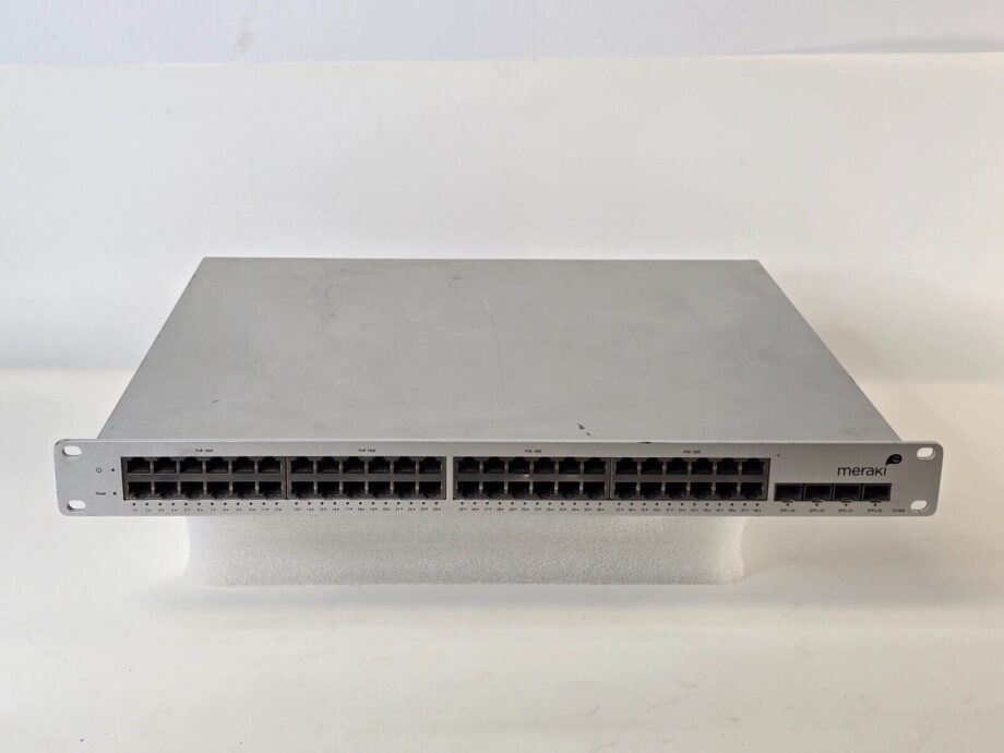 image of Cisco Meraki MS42P Could Managed 48 Port PoE Gigabit Switch w4x 10G SFP TESTED 356010548687