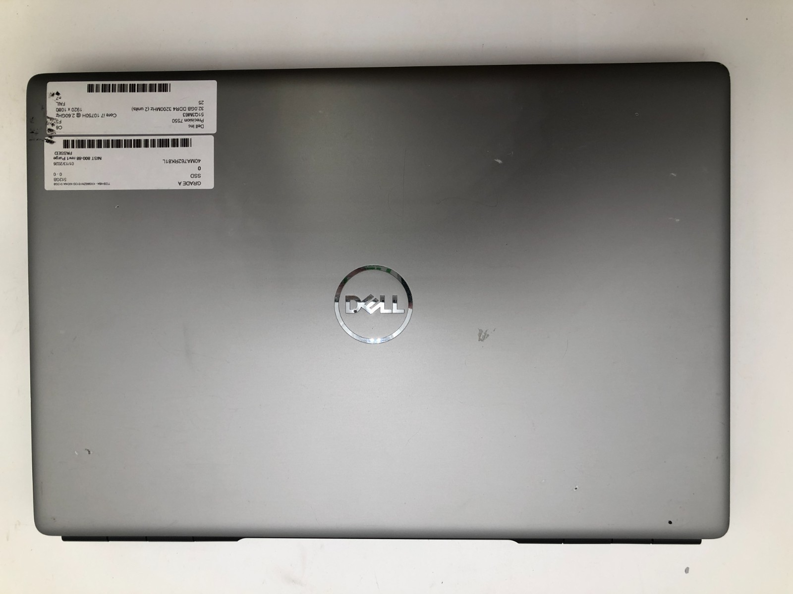 Dell Precision 7550 i7-10750H 32GB 512GB SSD Quadro T2000 15.6" FHD Win11 Pro #2 4 Dell Precision 7550 i7-10750H 32GB 512GB SSD Quadro T2000 15.6" FHD Win11 Pro #2